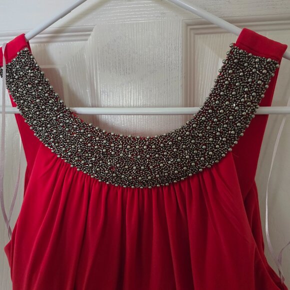 Red/Orange special occasion dress - Picture 2 of 3